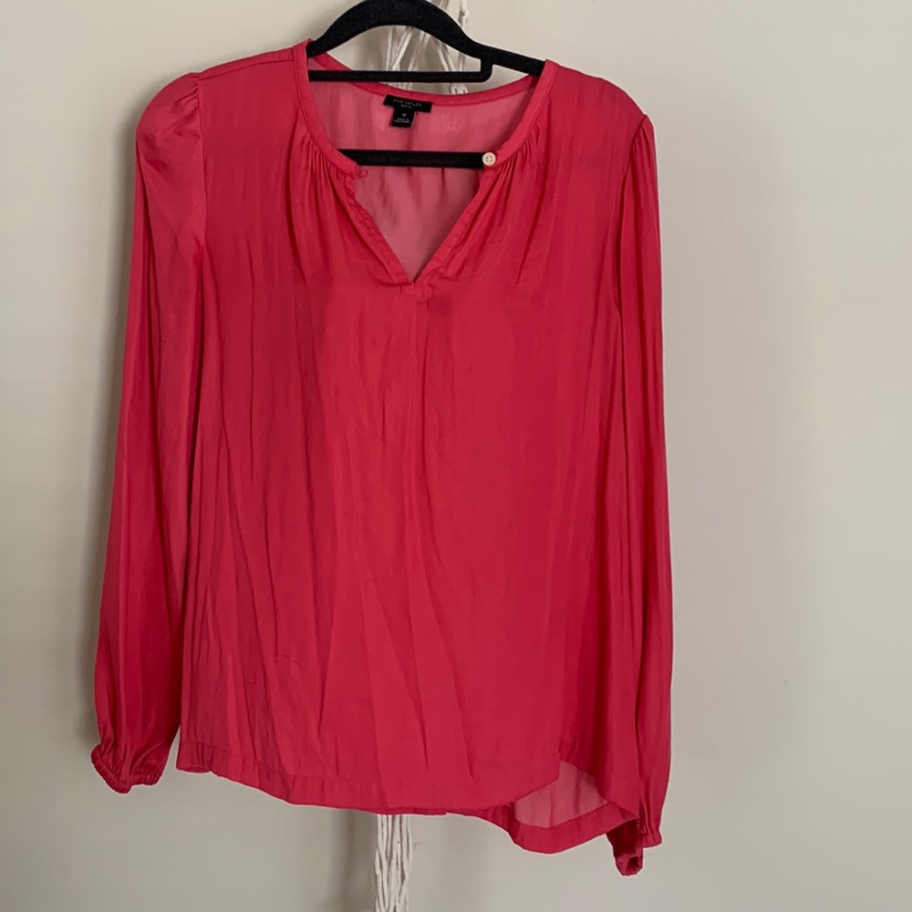 Hot pink long sleeved top